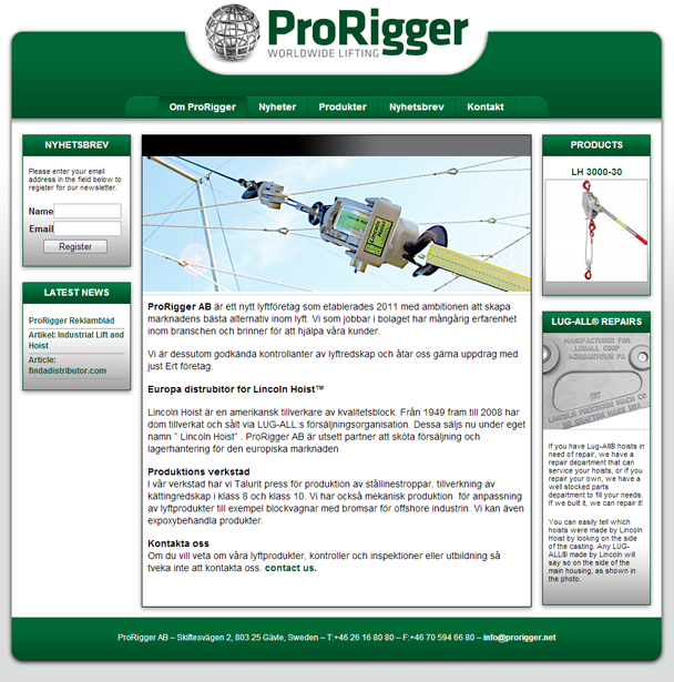 Snapshot prorigger.se